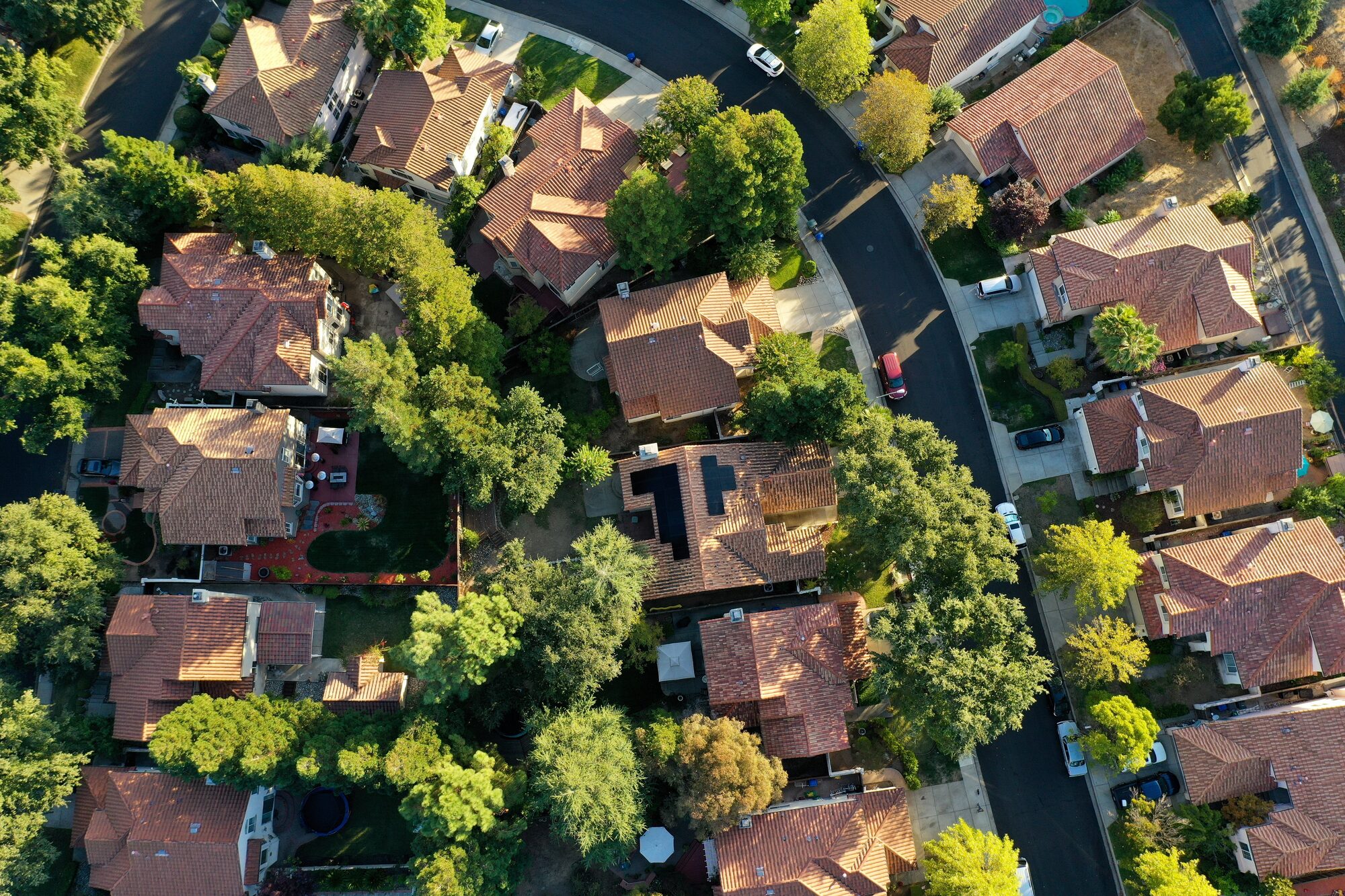 Residential neighborhood served by Intech electricians