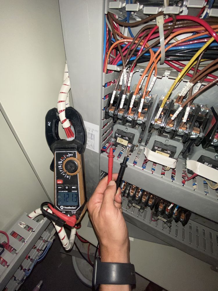 Electrical diagnostics inside control panel